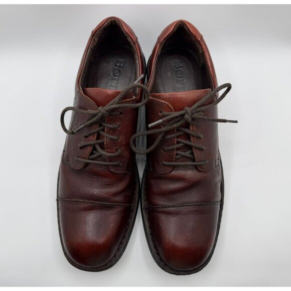 Born Derby Oxford Men\'s Size 10.5 Brown Leather Lace-up Cap-toe Comfort Shoes main image 14